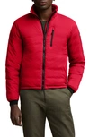 Canada Goose Lodge Packable 750 Fill Power Down Jacket In Red