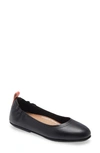 Fitflop Allegro Ballet Flat In Midnight Navy Leather