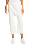 Nili Lotan Casablanca Drop-crotch Trousers In White