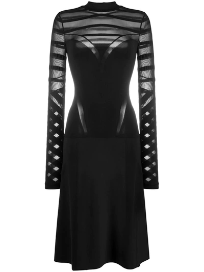 wolford sheer dress Sheer Drape Dress