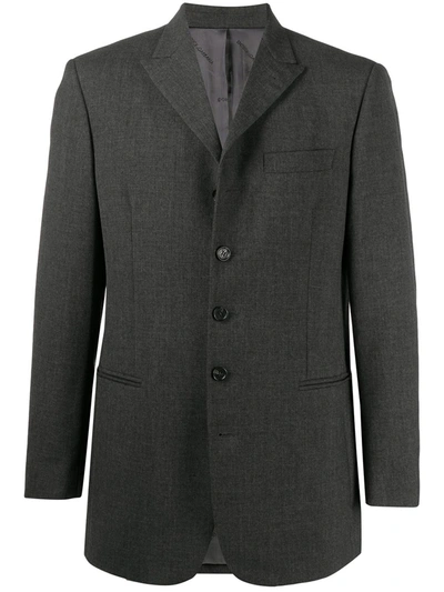 Pre-owned Dolce & Gabbana 2000s Single-breasted Blazer In Grey