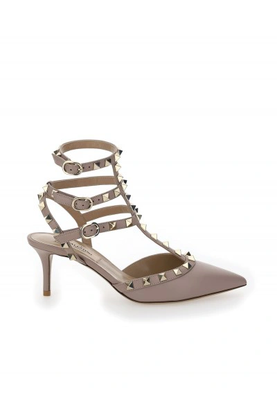 Valentino Garavani Rockstuds Pumps In Poudre