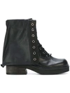 See By Chloé See By Chloe Katerina Foldover Combat Boot In Black