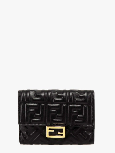 Fendi Small Wallet In Black