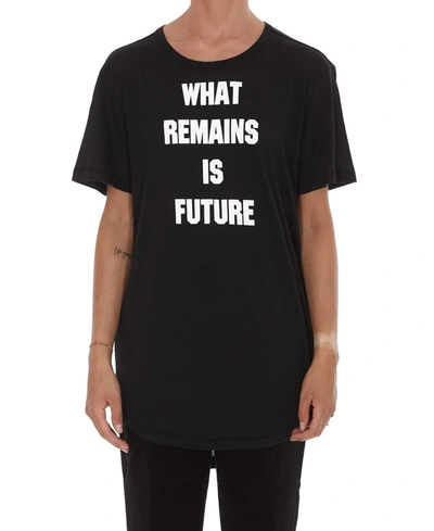 Ann Demeulemeester Graphic Print T In Black