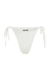 Aexae Tyra Tie Side Bikini Bottom In White