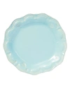 Vietri Incanto Stone Lace Salad Plate, Aqua