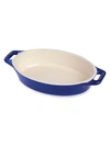 Staub Ceramic 11-inch Oval Baking Dish In Blue