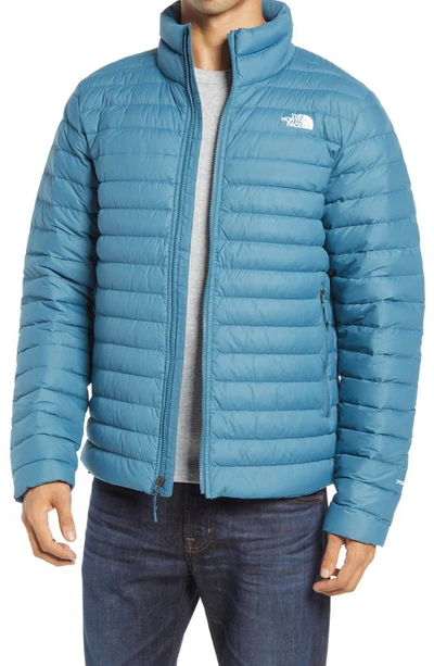 The North Face Packable Slim Fit Stretch Down Jacket In Mallard Blue |  ModeSens
