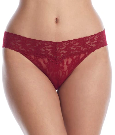 Hanky Panky Signature Lace Vikini In Dark Pomegranate