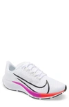 Nike Air Zoom Pegasus 37 Flyease Men's Running Shoe (white) - Clearance Sale In White/ Flash Crimson/ Violet