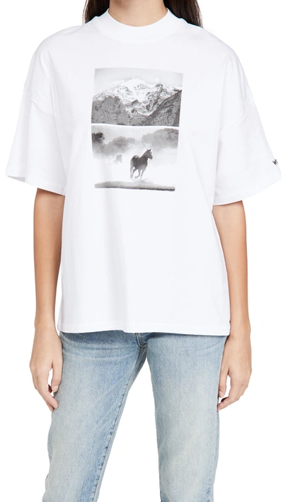 Wrangler Relaxed T-shirt With Graphic In White