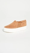 Vince Warren Slip On Sneakers In Brown