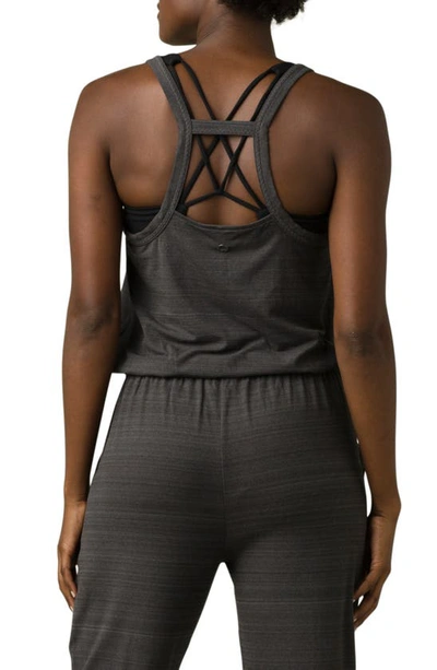 Prana Inigma Jumpsuit In Charcoal