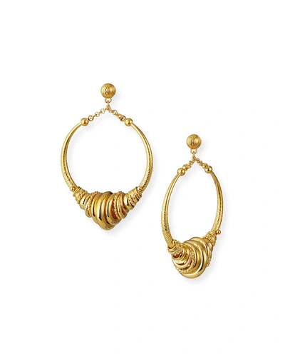 Gas Bijoux Maranzana Earrings, Gold In Yellow Gold