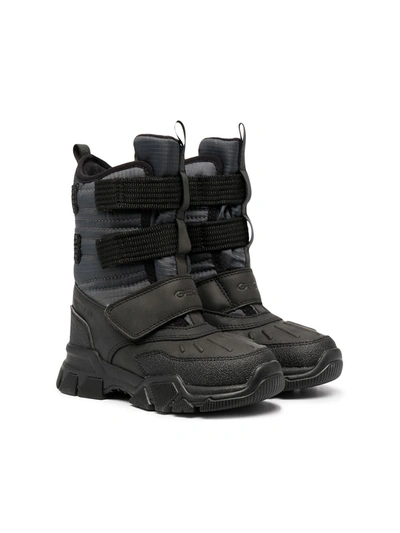 Geox Kids' Nevegal Abx Boots In Grey