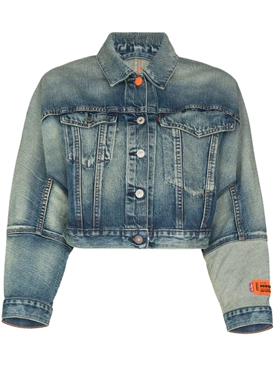 Heron Preston Haron Preston Denim Blazer X Levis In Blue