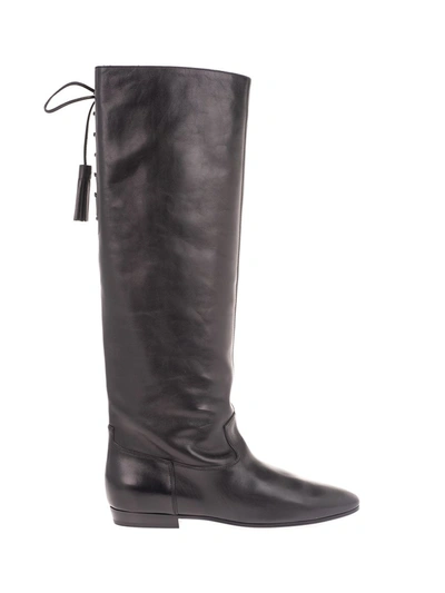 Celine Céline Women's Black Leather Boots