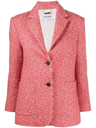 Goodboy Single-breasted Fitted Blazer In Pink