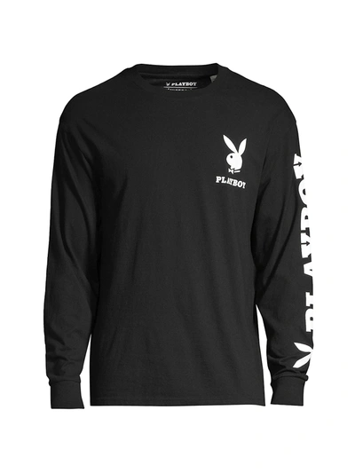 Elevenparis Playboy Long-sleeve T-shirt In Black