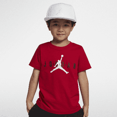 Jordan Kids' Little Boys Logo T-shirt In Red