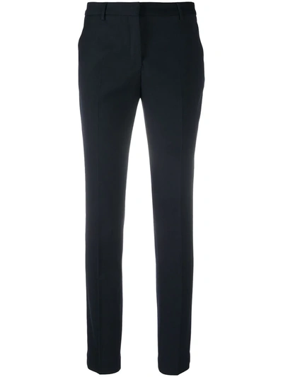 Tonello Blue Stretch Wool Pants