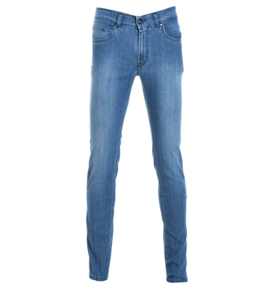 Fay Men's Blue Cotton Jeans