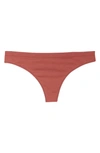 B.tempt'd By Wacoal Comfort Intended Daywear Thong In Marsala