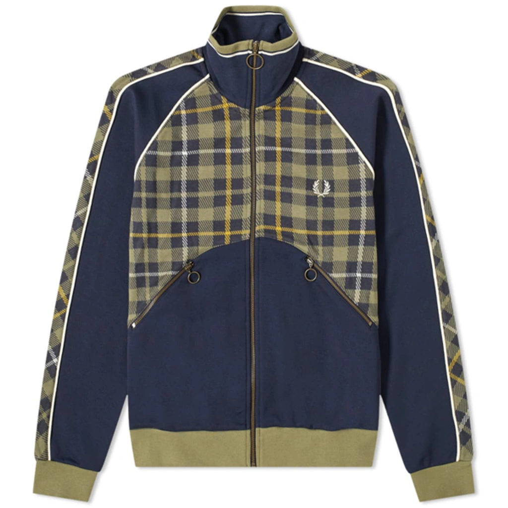 FRED PERRY Nicholas Daley コラボ　ジャケット Fred Perry X Nicholas Daley Tartan Track Jacket In Blue | ModeSens