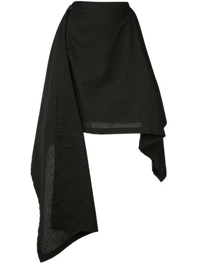 Yohji Yamamoto Asymmetric Skirt