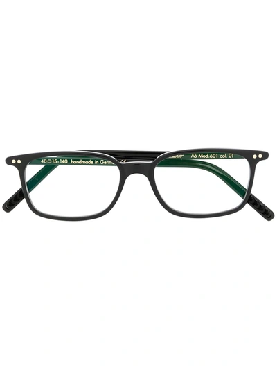 Lunor Rectangular-frame Glasses In Black