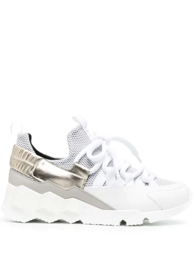 Pierre Hardy White Polyester Sneakers