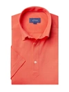 Eton Soft Casual Line Slim Fit Piqué Polo Shirt In Red