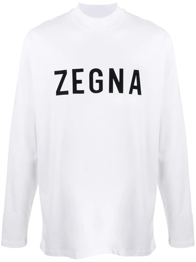 Ermenegildo Zegna Fearofgodzegna Logo-print T-shirt In White