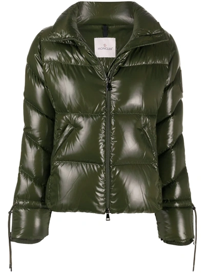 Moncler Madame Puffer Jacket In Green