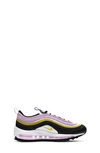 Nike Kids' Air Max 97 Sneaker In Black/ Sulfur/ White/ Pink