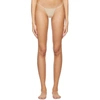 La Perla Beige Invisible Second Skin Thong In Nude