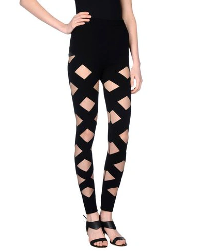 Balmain Leggings In Black