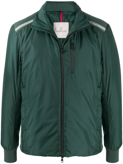 Moncler Queyron Padded Jacket In Green