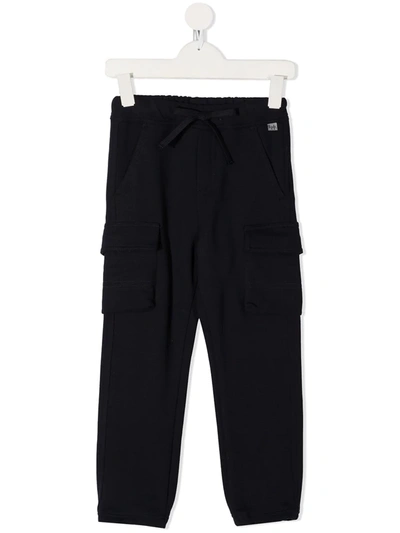 Il Gufo Kids' Patch Pockets Trousers In Blue