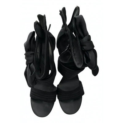 Pre-owned Giuseppe Zanotti Sandals In Black