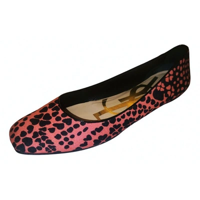 Pre-owned Saint Laurent Cloth Flats In Multicolour