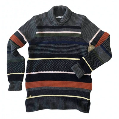 Pre-owned Lacoste Wool Jumper In Multicolour