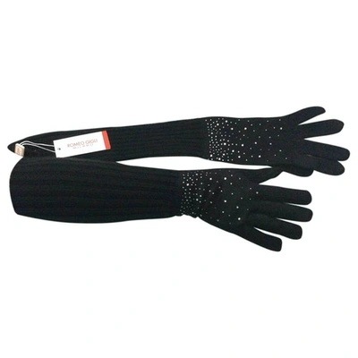 Pre-owned Romeo Gigli Black Gloves