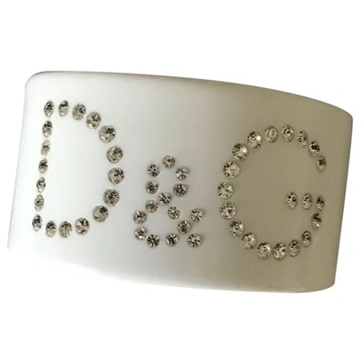 Pre-owned Dolce & Gabbana White Bracelet