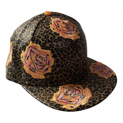 Pre-owned House Of Holland Cloth Cap In Multicolour