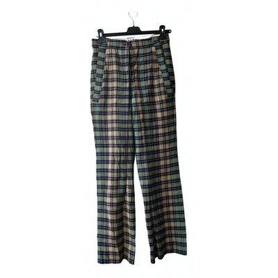 Pre-owned Aalto Multicolour Wool Trousers