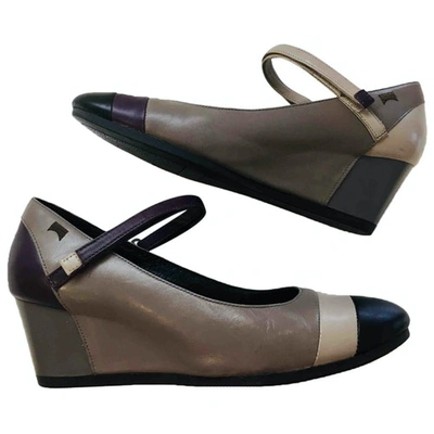 Pre-owned Camper Leather Heels In Multicolour