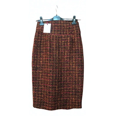 Pre-owned Stella Jean Wool Mid-length Skirt In Multicolour