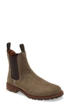 Shoe The Bear York Chelsea Boot In Khaki Suede